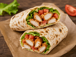Wrap poulet croustillant